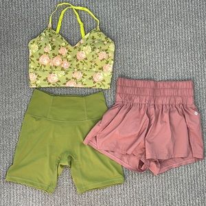 Popflex bundle - M top & S shorts